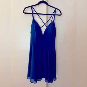 Royal Blue Strappy Dress